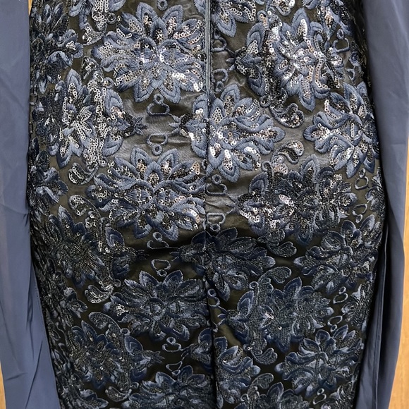 NWOT TAHARI Sequined Evening Dress - Picture 9 of 10